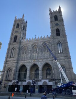 The Notre-Dame de Montréal Basilica.